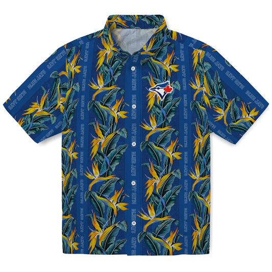 Toronto Blue Jays Hawaiian Shirt - Paradise Vines | Moonbestprint