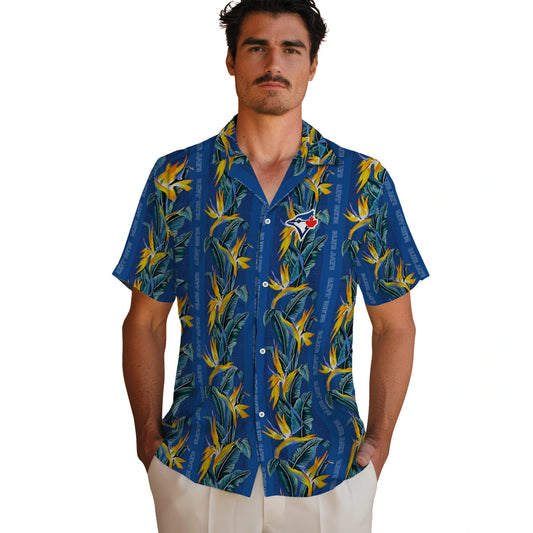Toronto Blue Jays Hawaiian Shirt - Paradise Vines | Moonbestprint