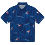 Toronto Blue Jays Hawaiian Shirt - Turtle Lines | Moonbestprint