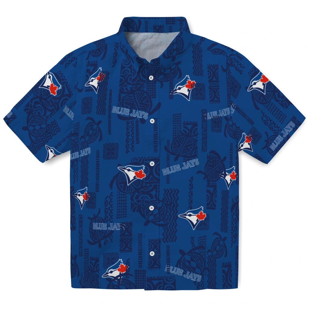 Toronto Blue Jays Hawaiian Shirt - Turtle Lines | Moonbestprint