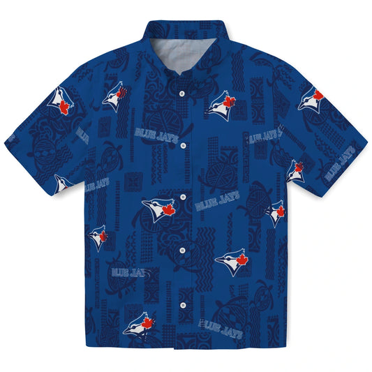 Toronto Blue Jays Hawaiian Shirt - Turtle Lines | Moonbestprint