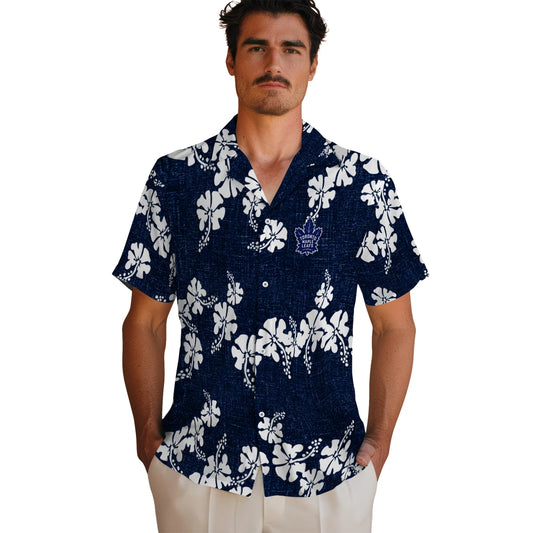Toronto Maple Leafs Hawaiian Shirt - 50th State Flower | Moonbestprint