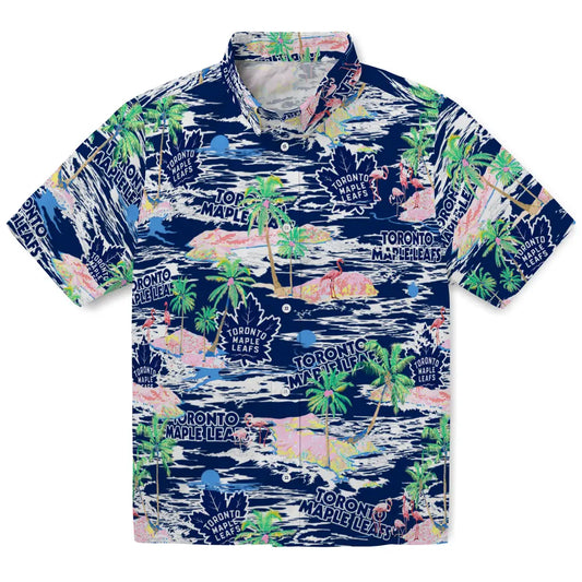 Toronto Maple Leafs Flamingo Retreat 2026 Hawaiian Shirt – Moonbestprint