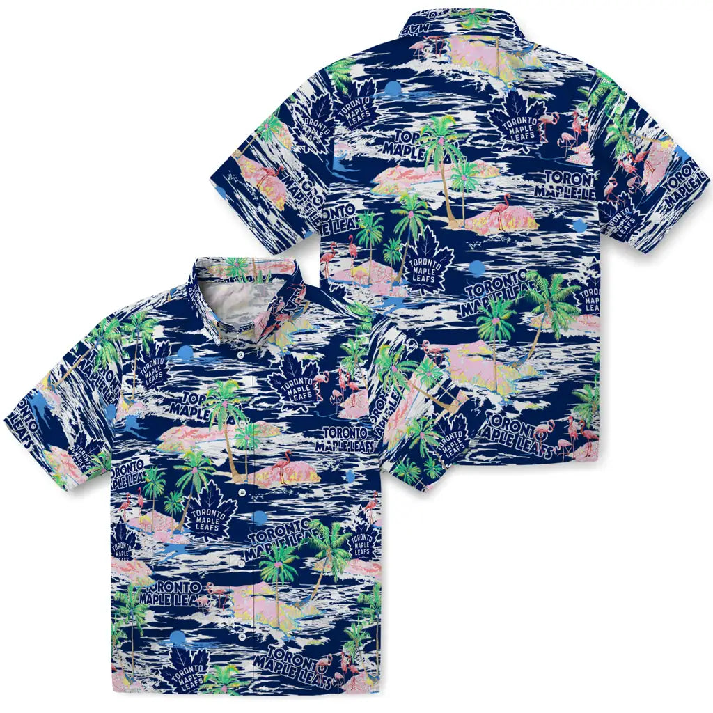 Toronto Maple Leafs Flamingo Retreat 2026 Hawaiian Shirt – Moonbestprint