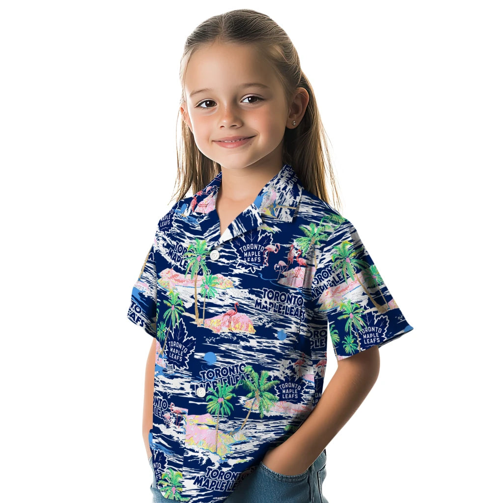 Toronto Maple Leafs Flamingo Retreat 2026 Hawaiian Shirt – Moonbestprint
