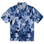 Toronto Maple Leafs Hawaiian Shirt - Hibiscus Arrangement | Moonbestprint
