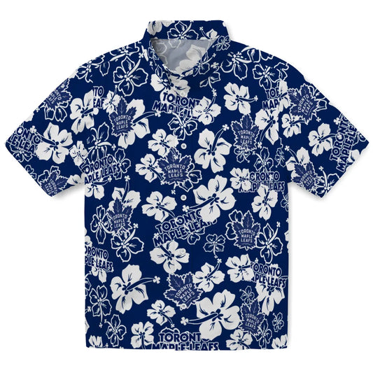 Toronto Maple Leafs Hibiscus Bloom Hawaiian Shirt – Moonbestprint