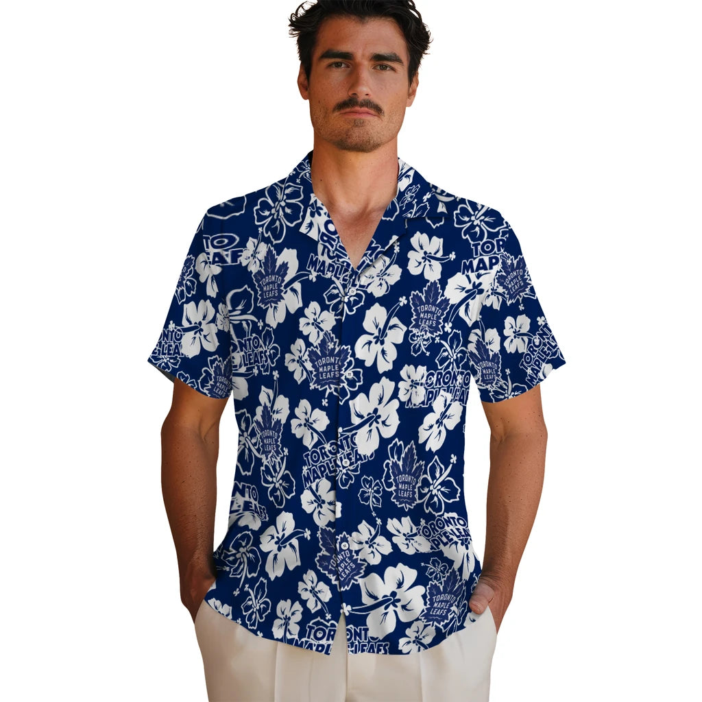 Toronto Maple Leafs Hibiscus Bloom Hawaiian Shirt – Moonbestprint