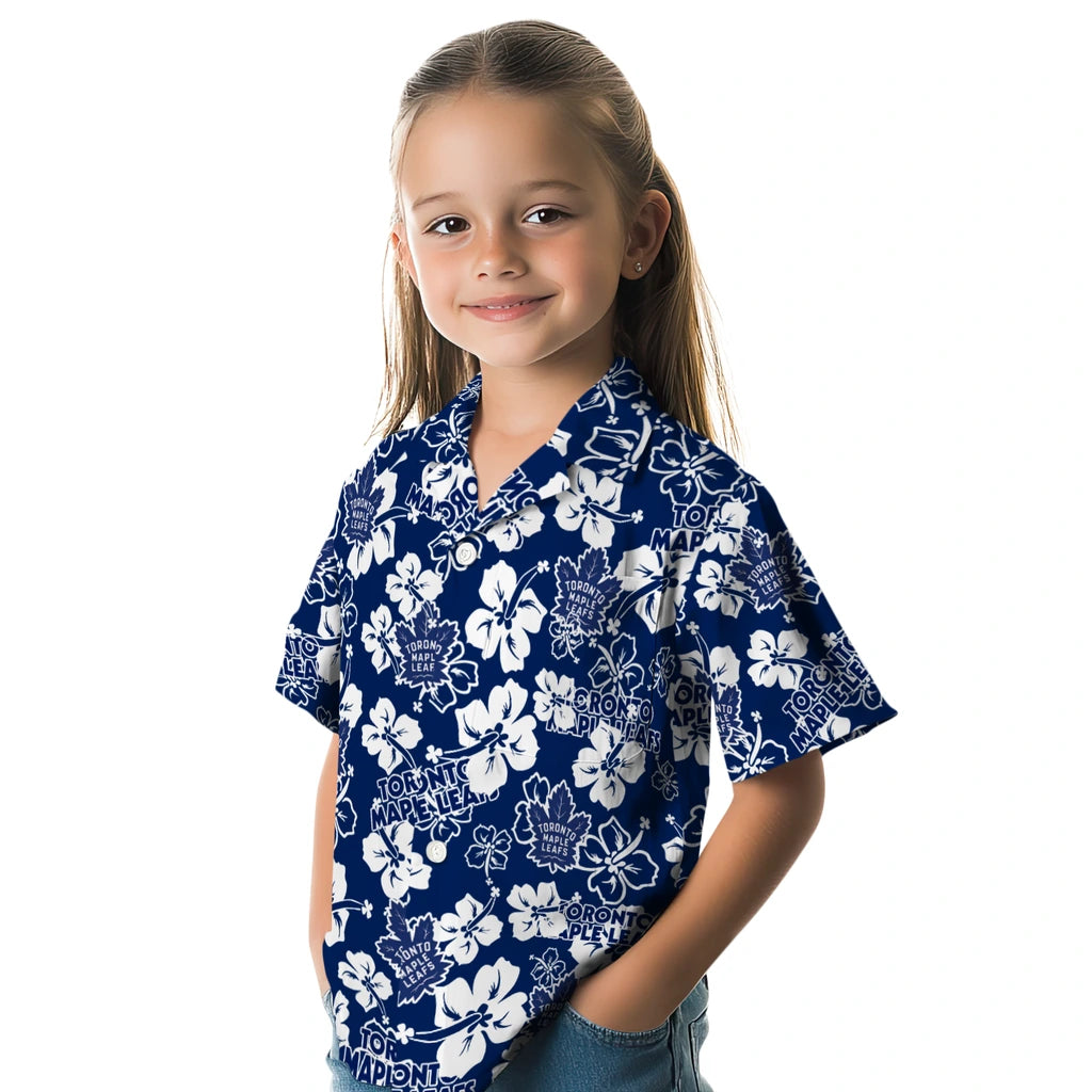 Toronto Maple Leafs Hibiscus Bloom Hawaiian Shirt – Moonbestprint