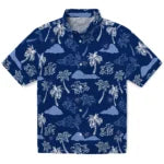 Toronto Maple Leafs Hawaiian Shirt - Palm And Clouds | Moonbestprint