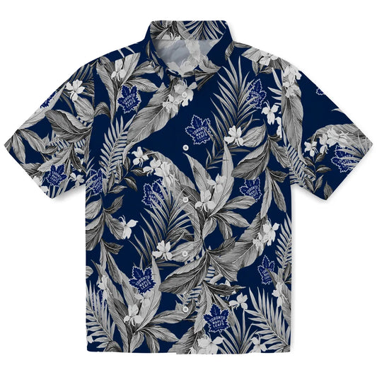 Toronto Maple Leafs Hawaiian Shirt - Palm Leaves | Moonbestprint
