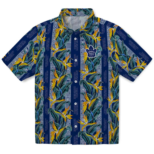 Toronto Maple Leafs Hawaiian Shirt - Paradise Vines | Moonbestprint