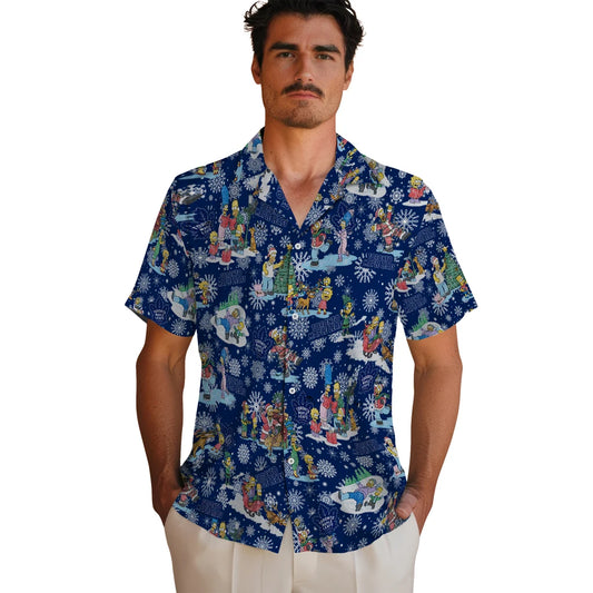 Toronto Maple Leafs Hawaiian Shirt - Simpsons Christmas | Moonbestprint