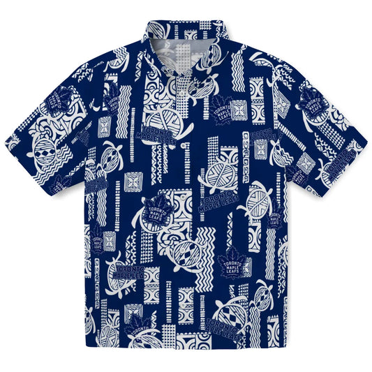 Toronto Maple Leafs Hawaiian Shirt - Turtle Lines | Moonbestprint