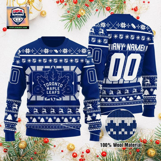 Toronto Maple Leafs Personalized Christmas Sweater ? Usalast