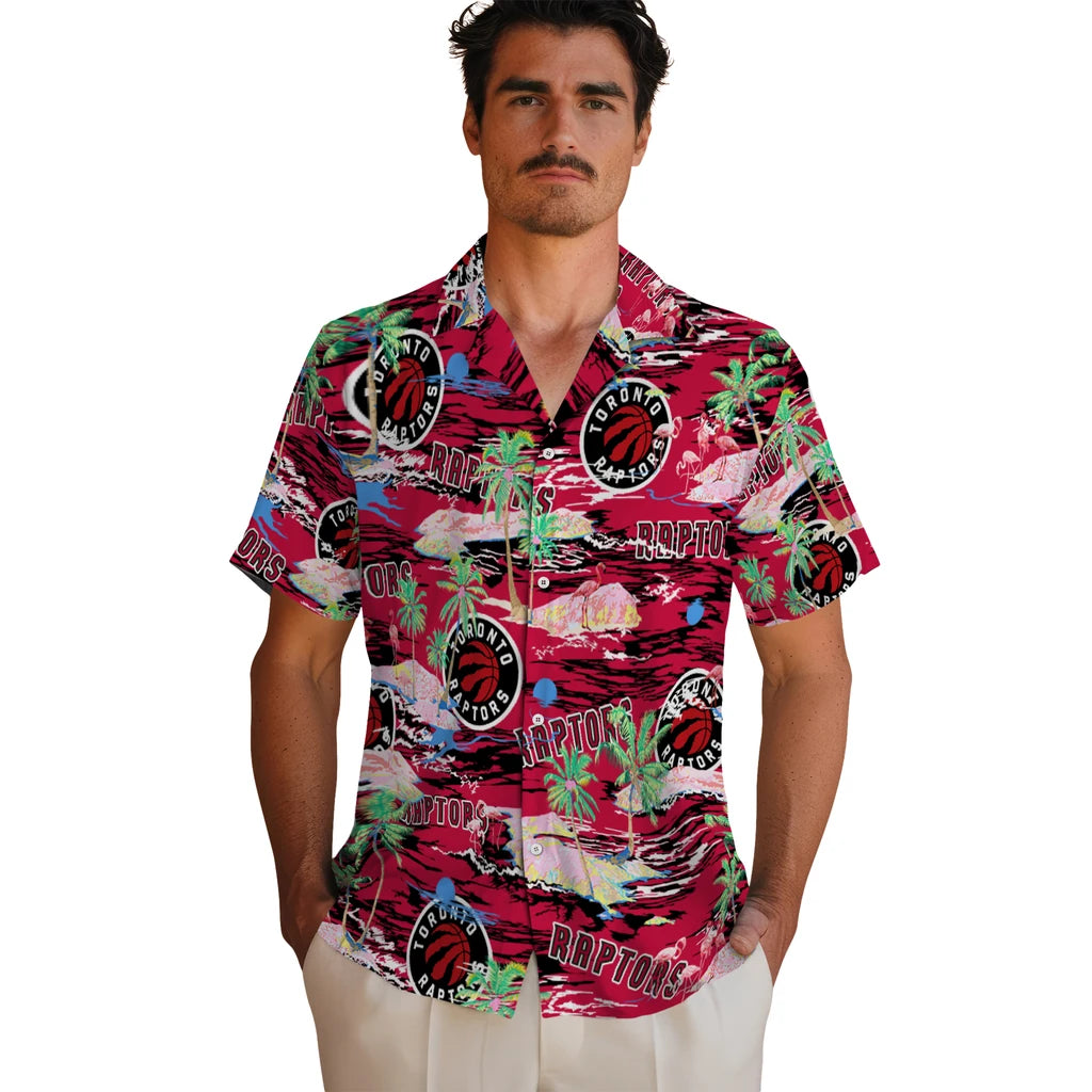Toronto Raptors Flamingo Retreat 2026 Hawaiian Shirt – Moonbestprint
