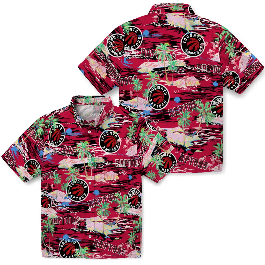 Toronto Raptors Flamingo Retreat 2026 Hawaiian Shirt – Moonbestprint
