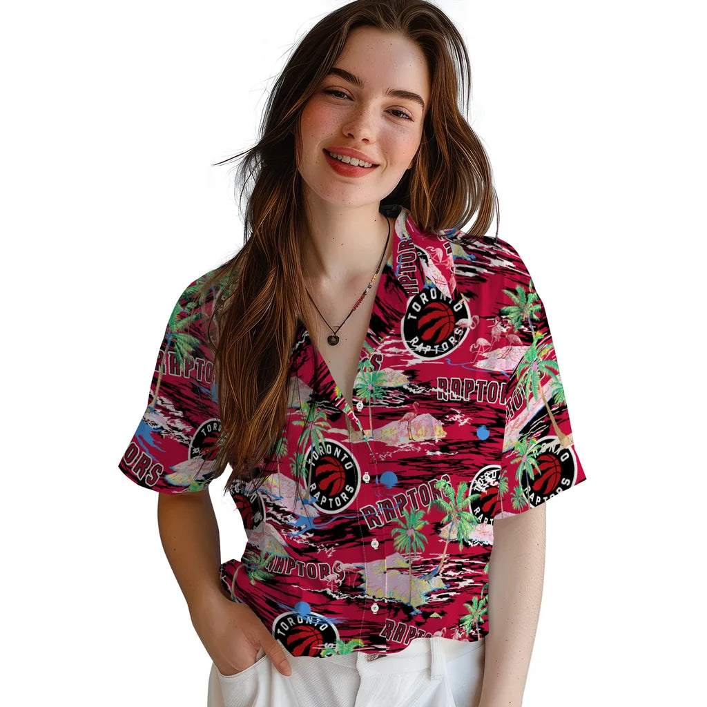 Toronto Raptors Flamingo Retreat 2026 Hawaiian Shirt – Moonbestprint