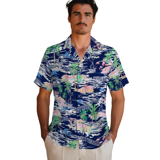 Tottenham Hotspur Flamingo Retreat 2026 Hawaiian Shirt – Moonbestprint