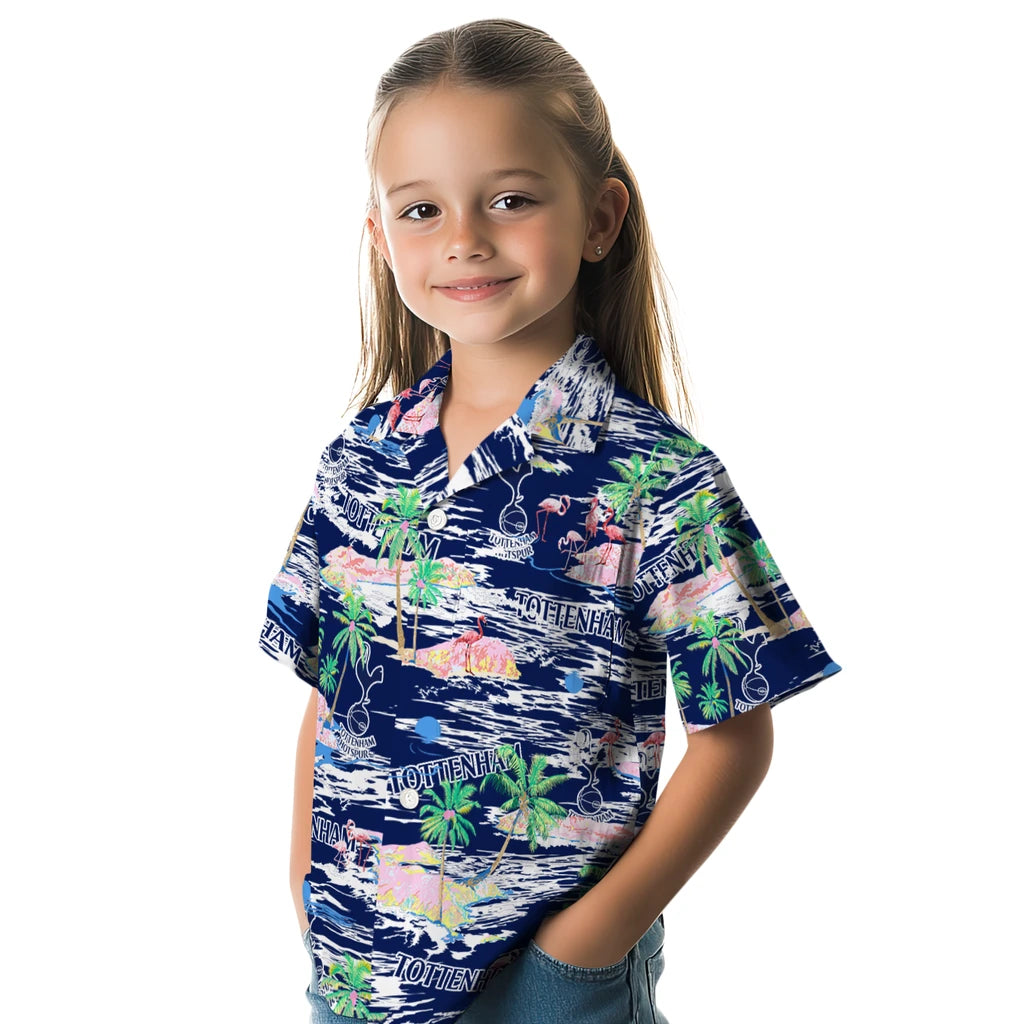 Tottenham Hotspur Flamingo Retreat 2026 Hawaiian Shirt – Moonbestprint