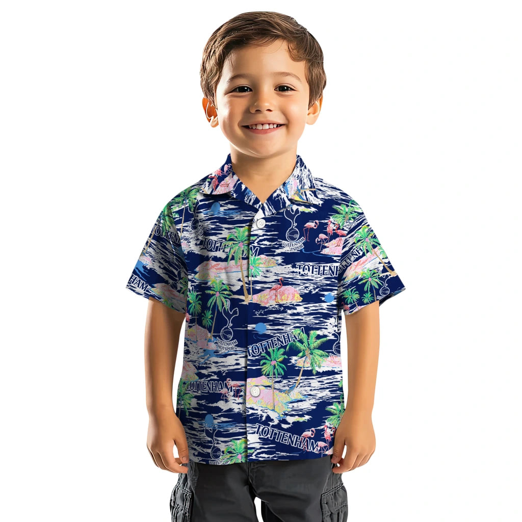 Tottenham Hotspur Flamingo Retreat 2026 Hawaiian Shirt – Moonbestprint