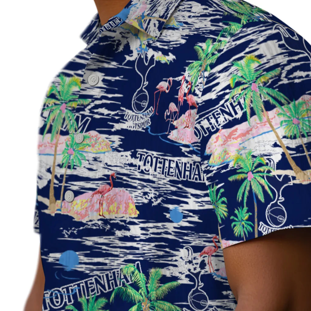 Tottenham Hotspur Flamingo Retreat 2026 Hawaiian Shirt – Moonbestprint