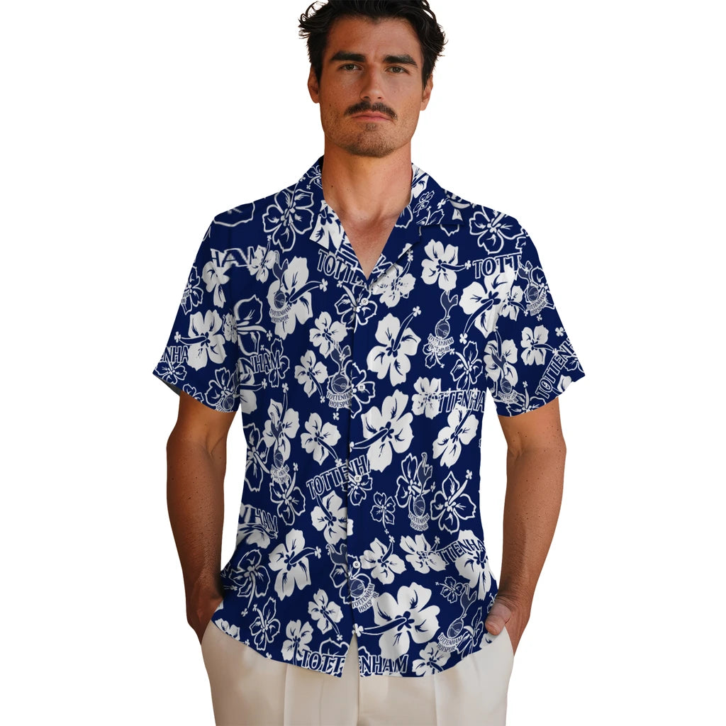 Tottenham Hotspur Hibiscus Bloom Hawaiian Shirt – Moonbestprint
