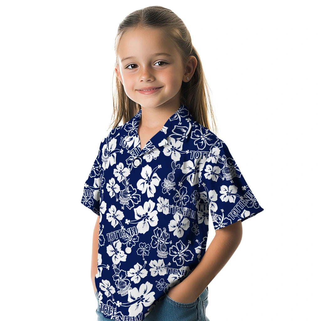 Tottenham Hotspur Hibiscus Bloom Hawaiian Shirt – Moonbestprint