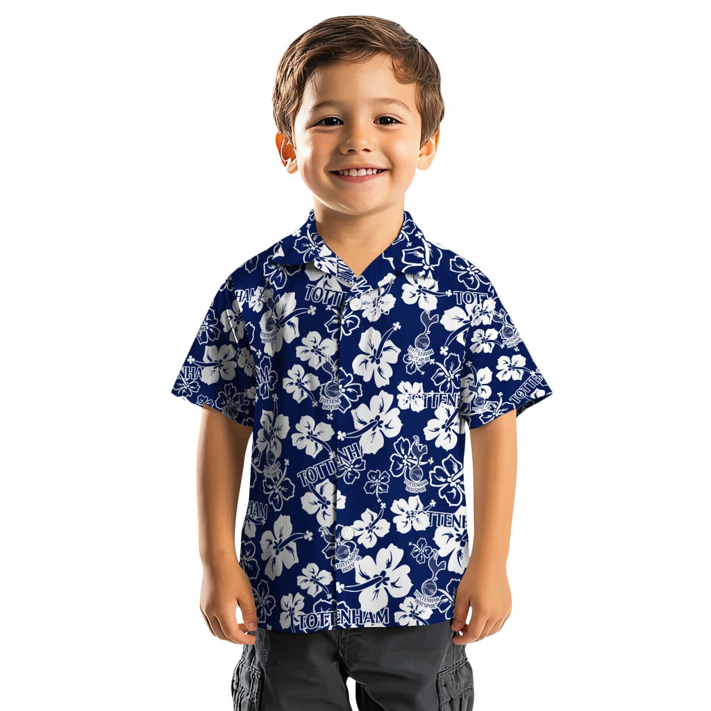 Tottenham Hotspur Hibiscus Bloom Hawaiian Shirt – Moonbestprint