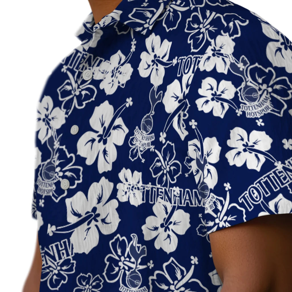 Tottenham Hotspur Hibiscus Bloom Hawaiian Shirt – Moonbestprint