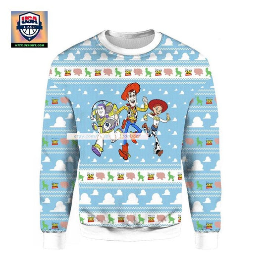 Toy Story Light Blue Ugly Christmas 3D Sweater ? Usalast