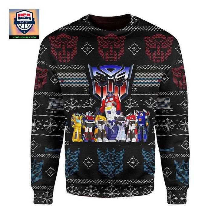 Transformers Robot Movies Ugly Christmas Sweater ? Usalast