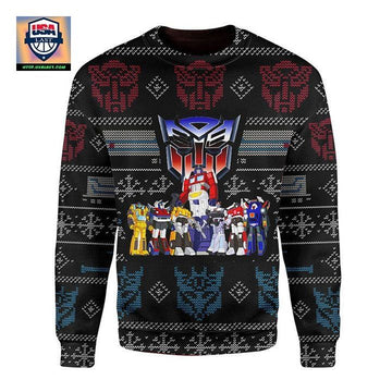 Transformers Robot Movies Ugly Christmas Sweater ? Usalast