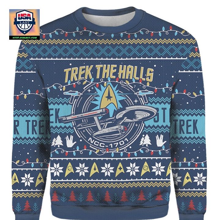 Trek The Halls Merry Christmas 2022 3D Sweater ? Usalast