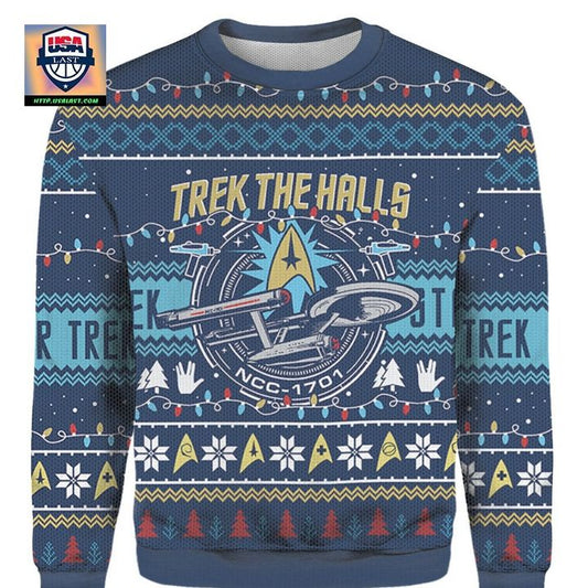 Trek The Halls Merry Christmas 2022 3D Sweater ? Usalast