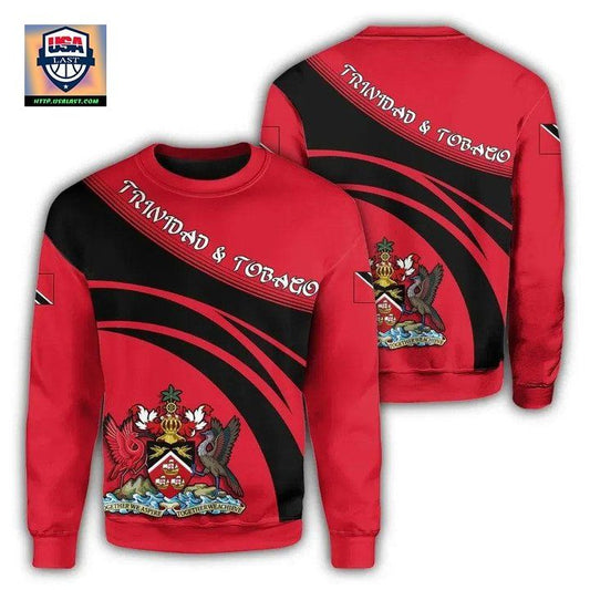 Trinidad And Tobago Coat Of Arms Sweater Cricket Style J5W ? Usalast