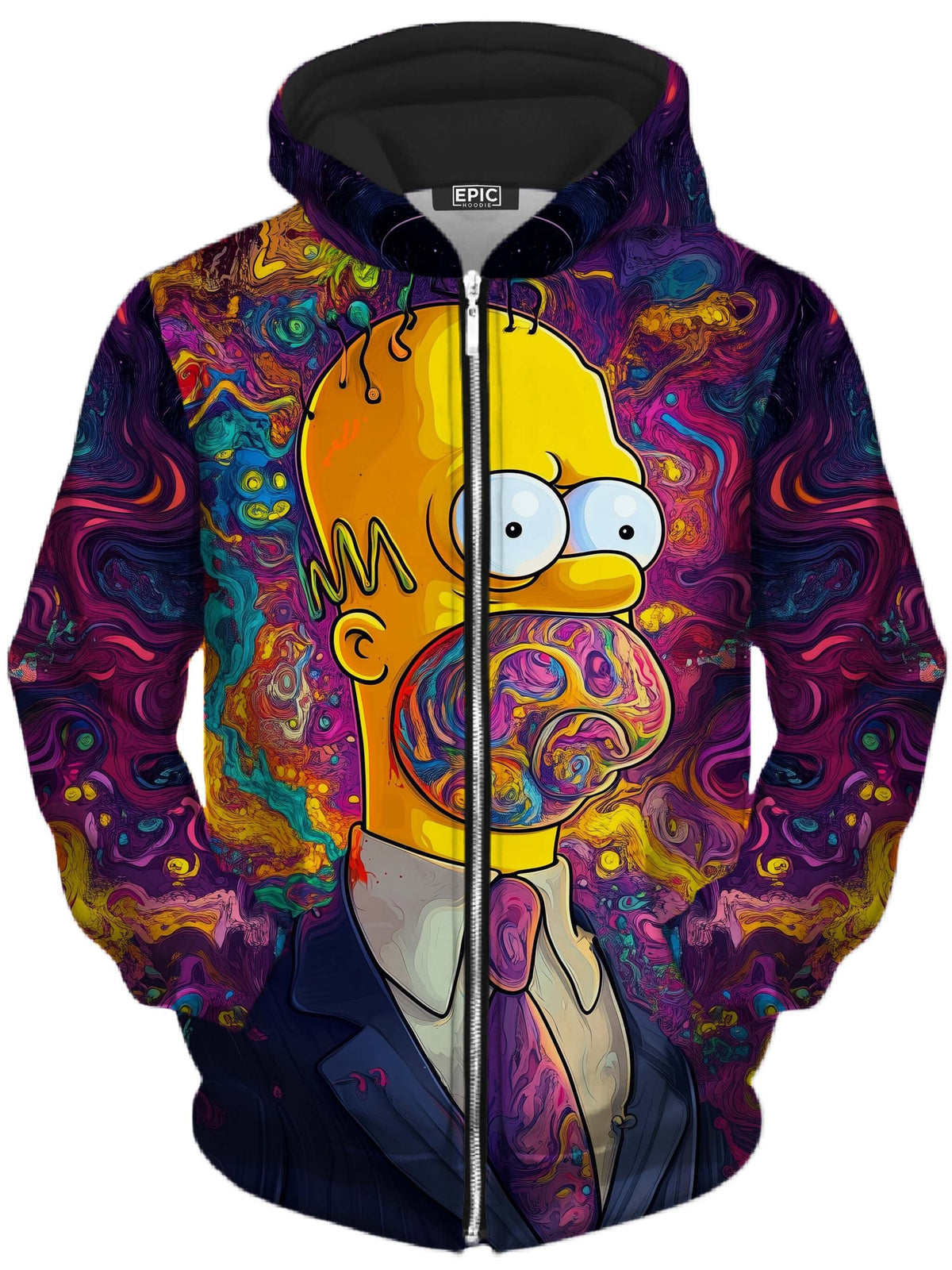 Trippin On The Job Unisex Zip-Up Hoodie -Moonbestprint
