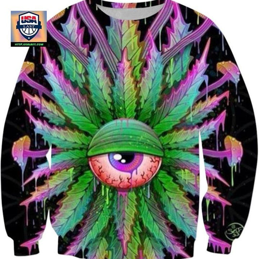 Trippy Marijuana Sweater ? Usalast