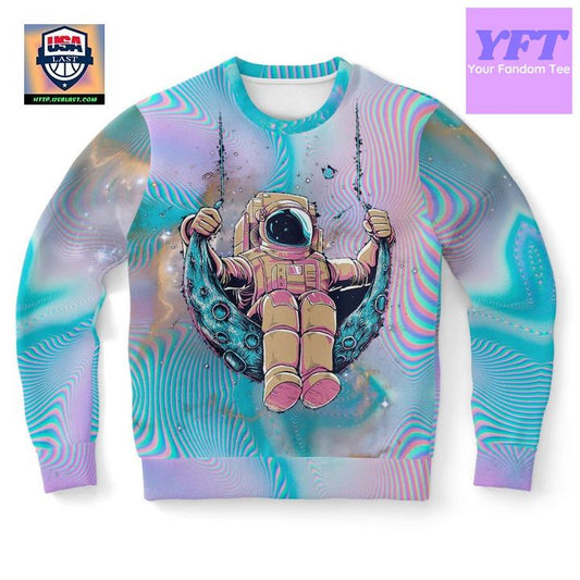 Trippynaut Holographic Psychedelic 3d Ugly Christmas Sweater ? Usalast