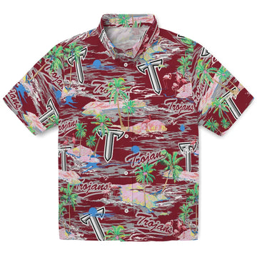 Troy Trojans Flamingo Retreat 2026 Hawaiian Shirt – Moonbestprint