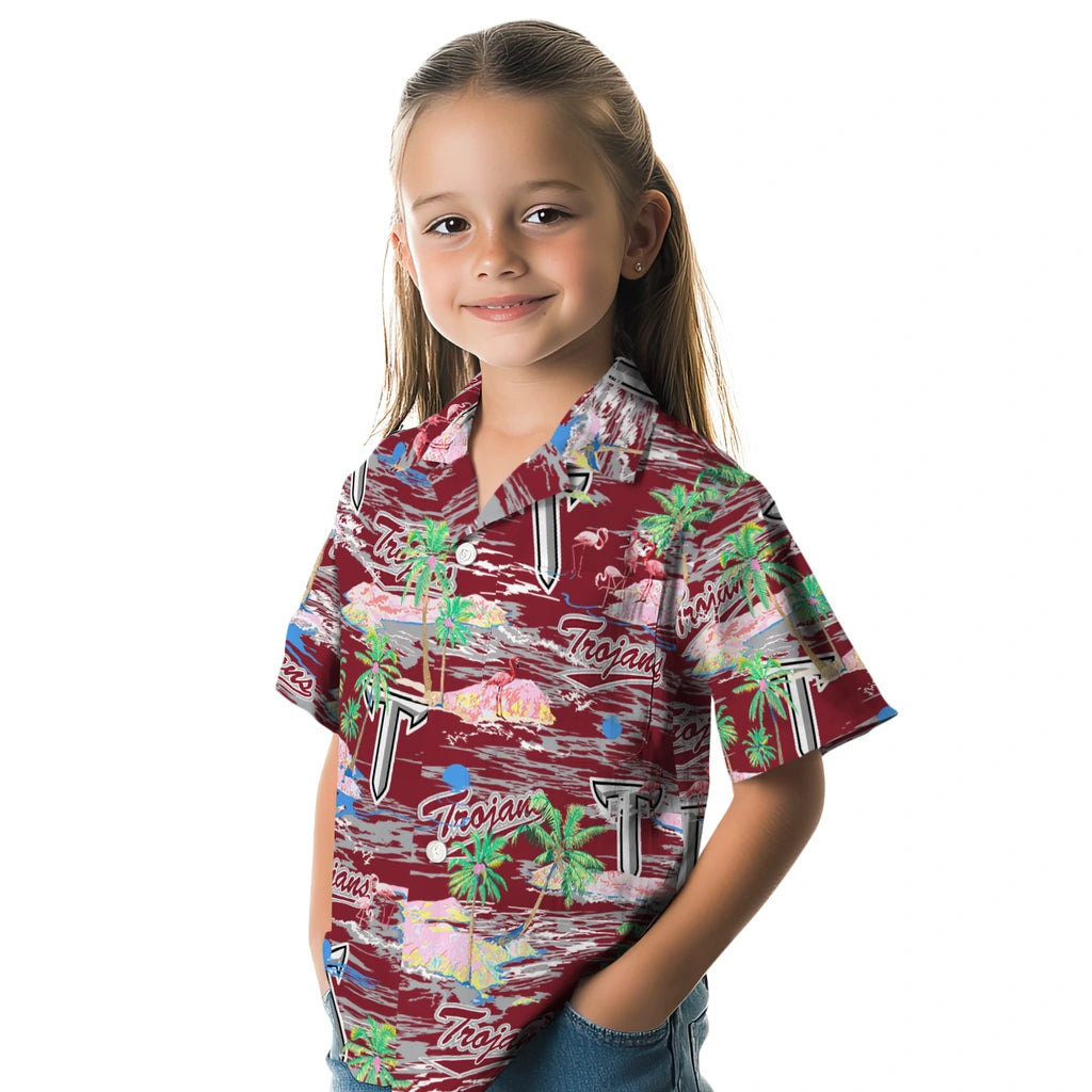 Troy Trojans Flamingo Retreat 2026 Hawaiian Shirt – Moonbestprint