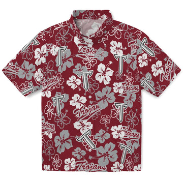 Troy Trojans Hibiscus Bloom Hawaiian Shirt – Moonbestprint