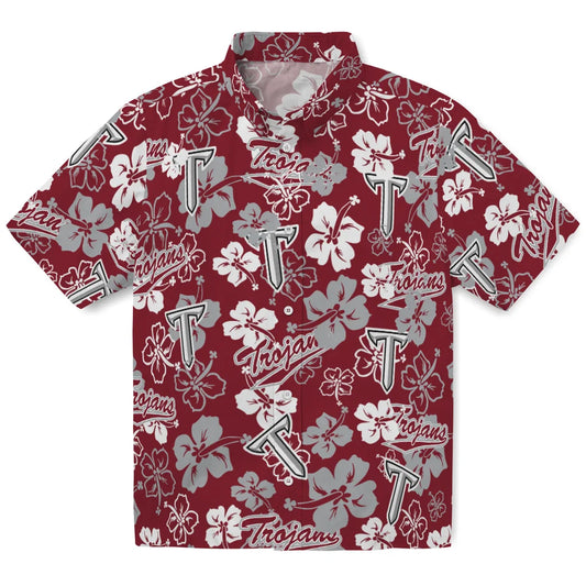 Troy Trojans Hibiscus Bloom Hawaiian Shirt – Moonbestprint
