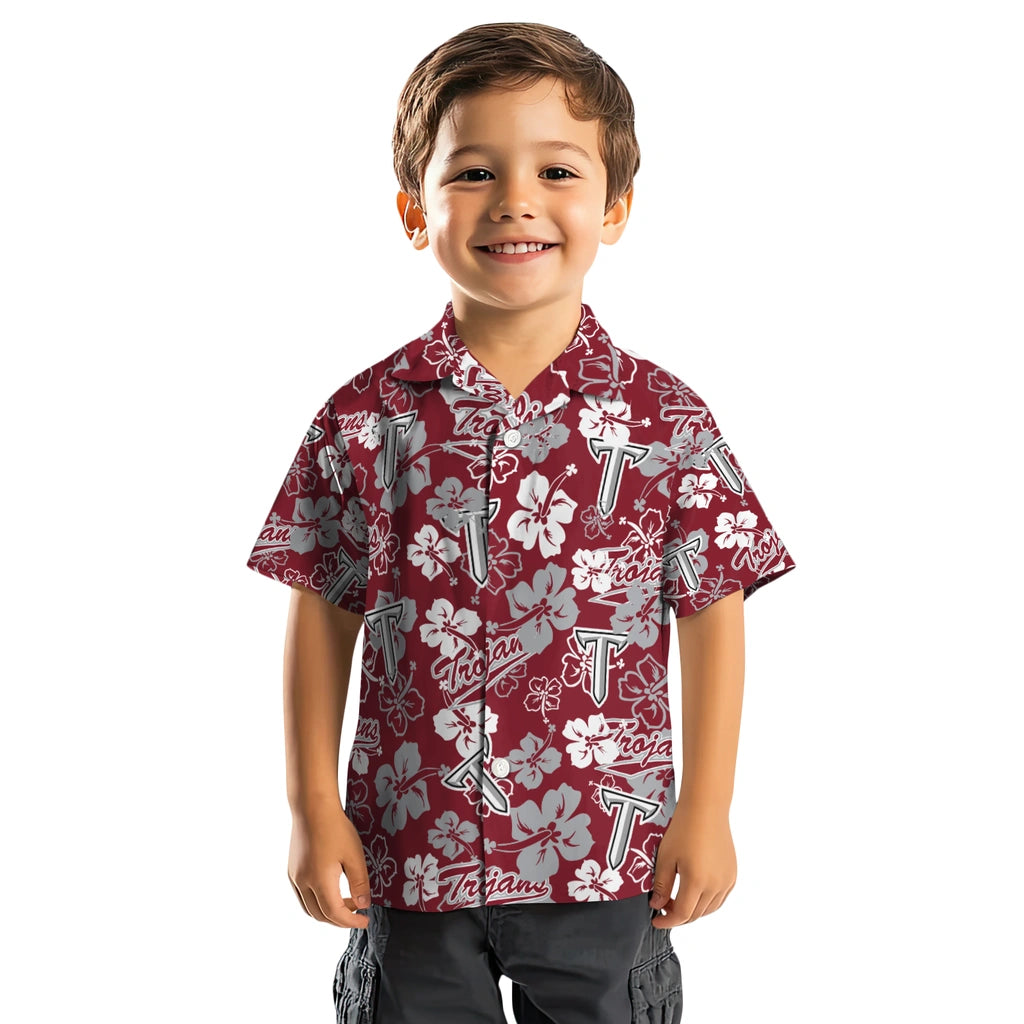 Troy Trojans Hibiscus Bloom Hawaiian Shirt – Moonbestprint