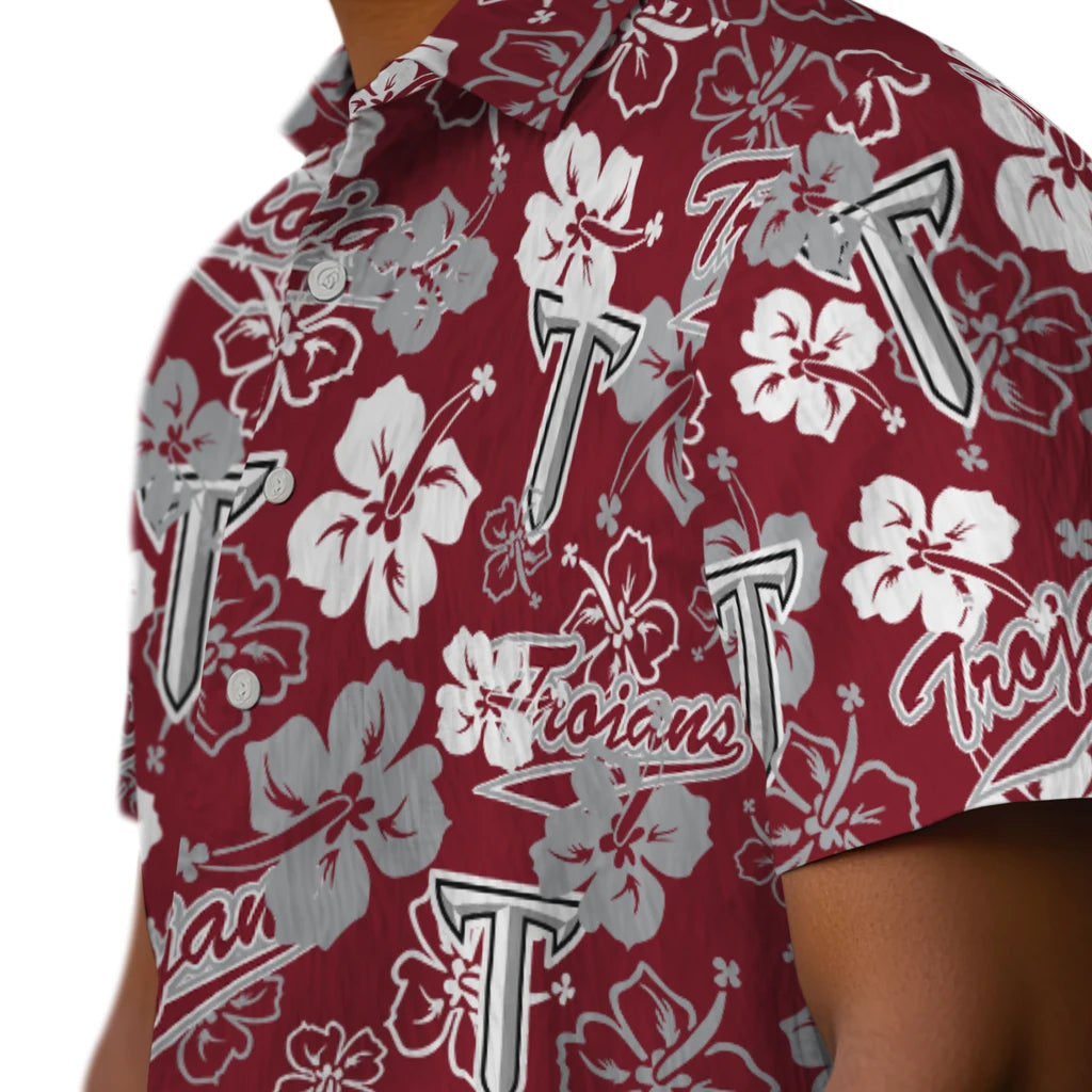 Troy Trojans Hibiscus Bloom Hawaiian Shirt – Moonbestprint