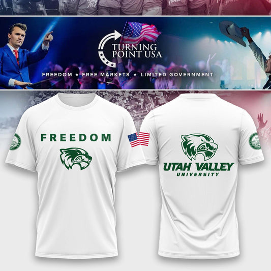 Limited Edition Utah Utes Valley University x Turning Point USA T-Shirt | ZW74 Moonbestprint