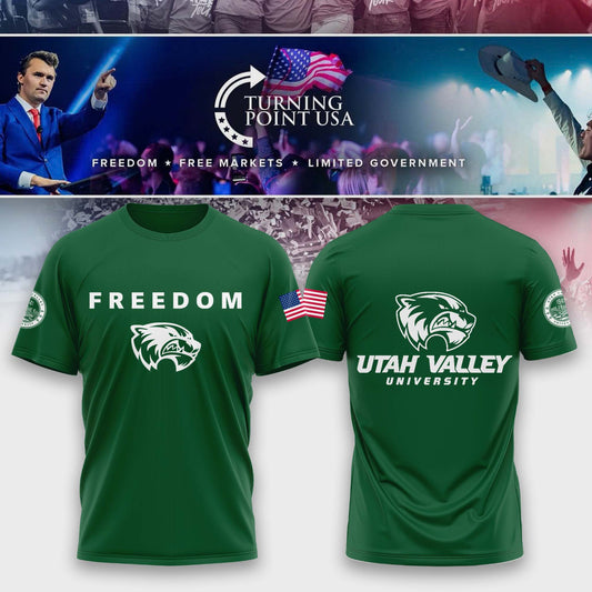 Limited Edition Utah Utes Valley University x Turning Point USA T-Shirt | HW78 Moonbestprint