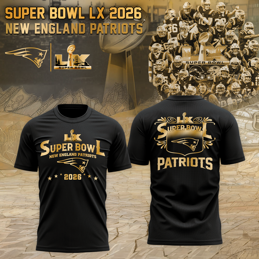Patriots 2026 Super Bowl LX Tshirt - Limited Editions | ID36 Moonbestprint
