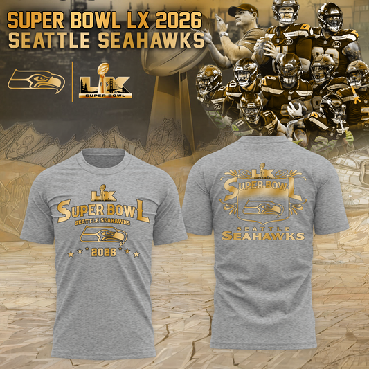 Seattle Seahawks 2026 Super Bowl LX Tshirt - Limited Editions | HW88 Moonbestprint
