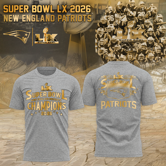 Patriots 2026 Super Bowl LX TShirt - Limited Editions | HH61 Moonbestprint